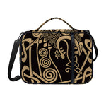 Scandinavian Viking Dragon Print Shoulder Strap Bible Bag