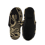 Scandinavian Viking Dragon Print Slippers