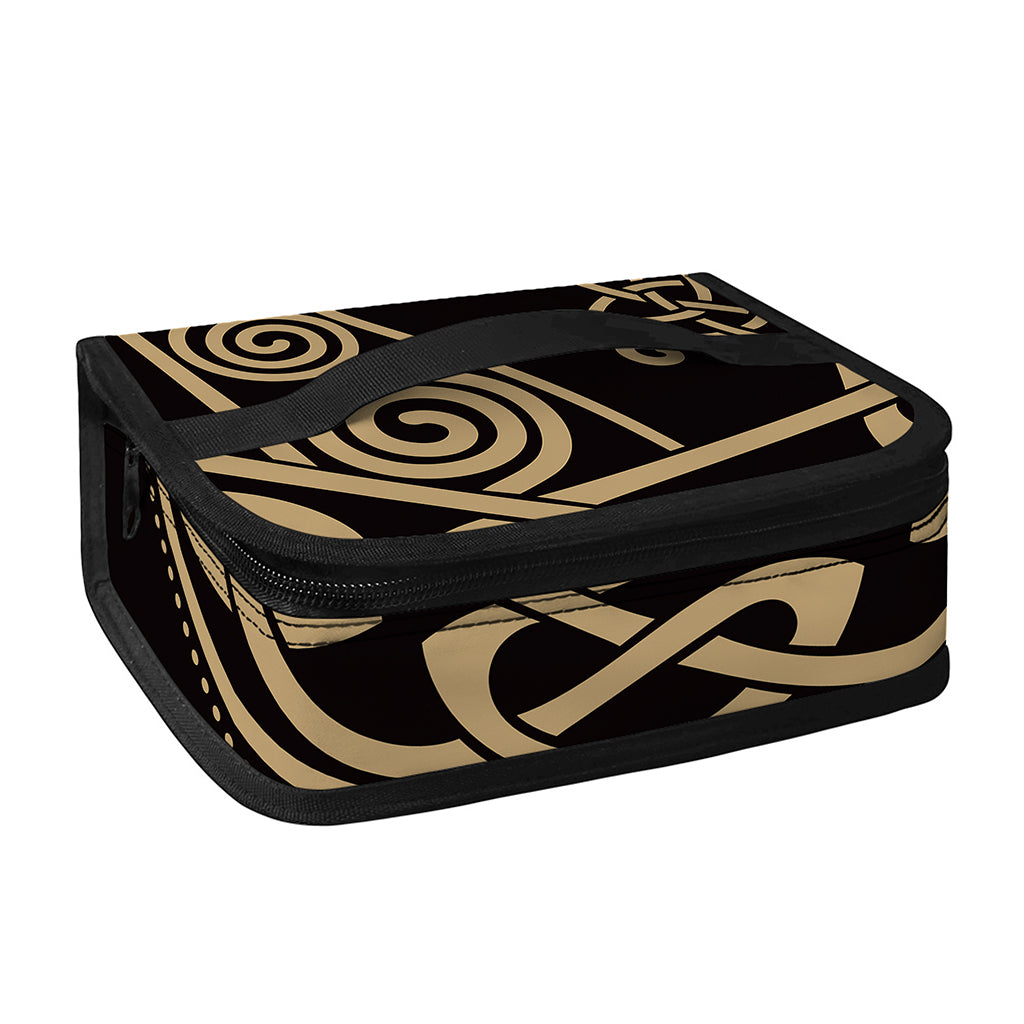 Scandinavian Viking Dragon Print Small Lunch Bag