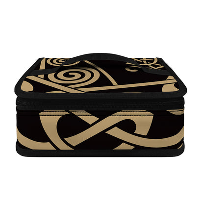 Scandinavian Viking Dragon Print Small Lunch Bag