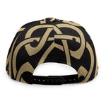 Scandinavian Viking Dragon Print Snapback Cap