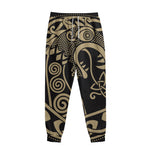 Scandinavian Viking Dragon Print Sweatpants