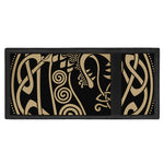 Scandinavian Viking Dragon Print Trifold Wallet
