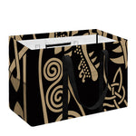 Scandinavian Viking Dragon Print Utility Tote Bag