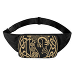 Scandinavian Viking Dragon Print Waist Bag