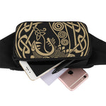 Scandinavian Viking Dragon Print Waist Bag
