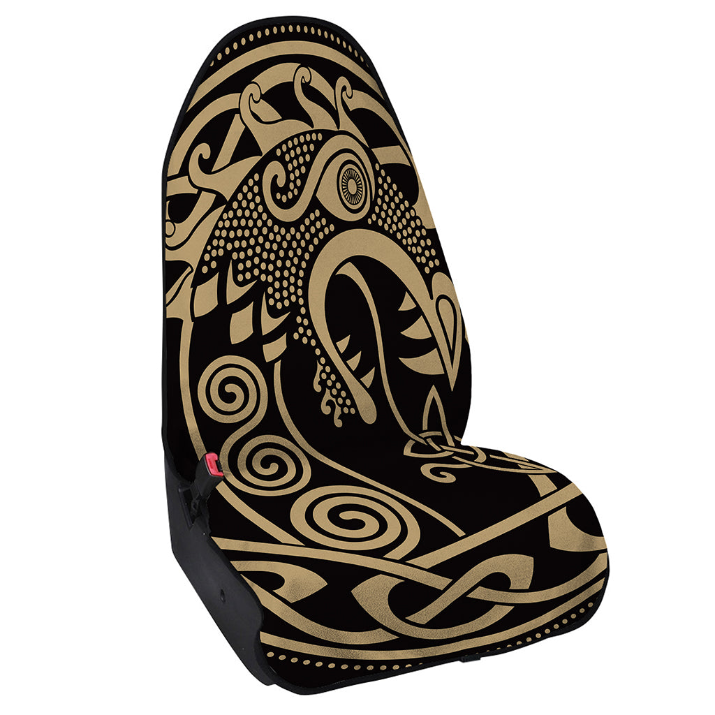 Scandinavian Viking Dragon Print Waterproof Car Seat Cover
