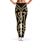 Scandinavian Viking Dragon Print Women's Leggings