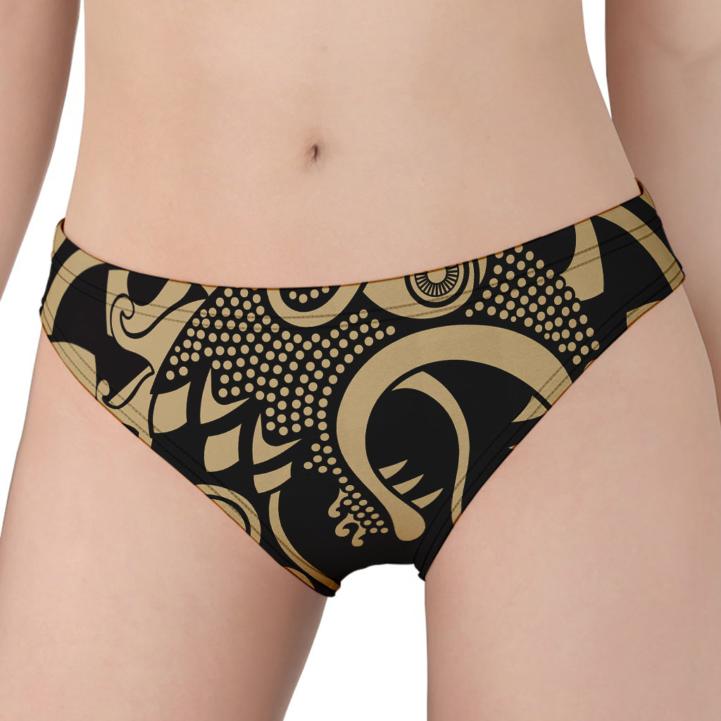 Scandinavian Viking Dragon Print Women's Panties