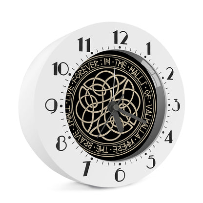 Scandinavian Viking Symbol Print Alarm Clock