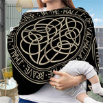 Scandinavian Viking Symbol Print Baby Seat Cover