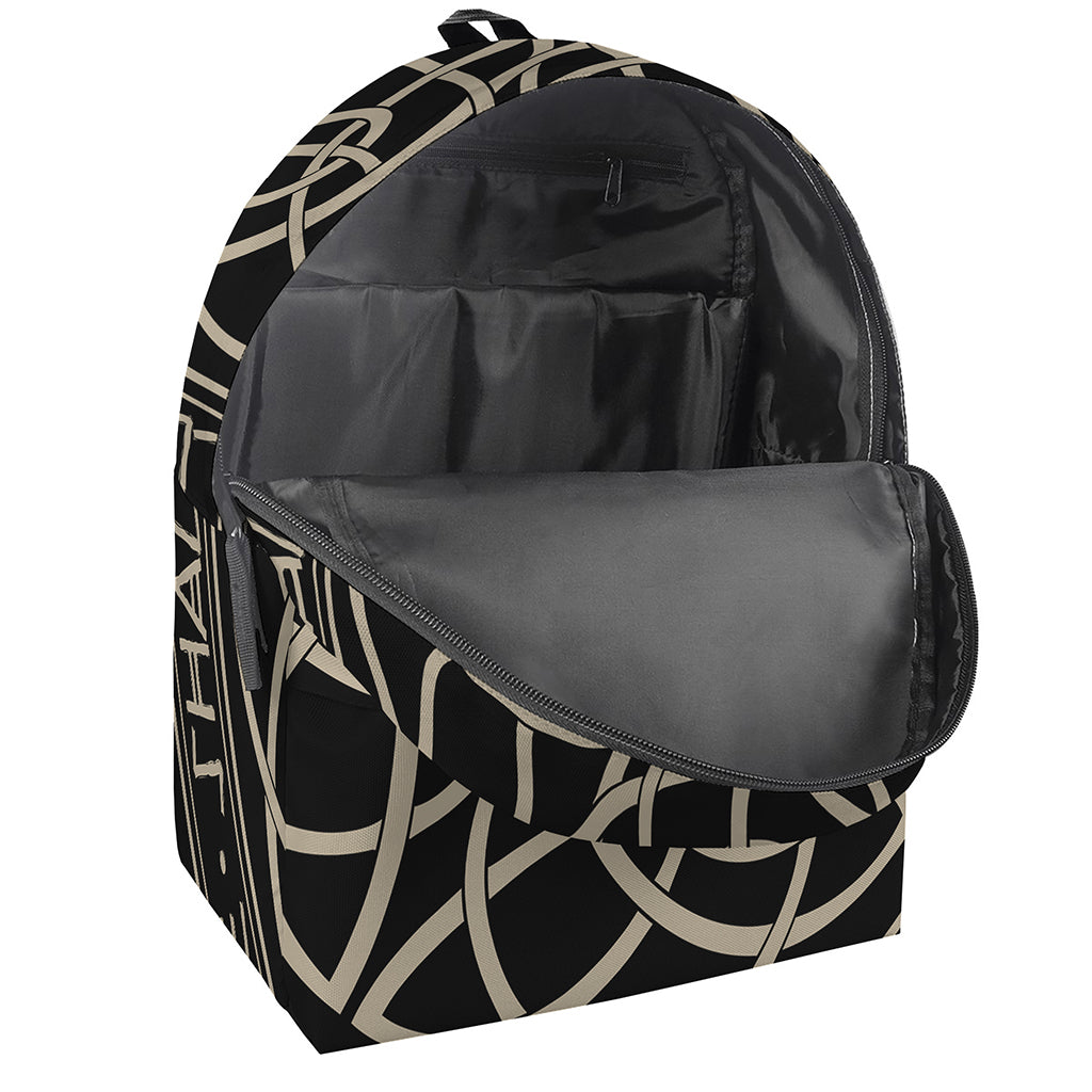 Scandinavian Viking Symbol Print Backpack