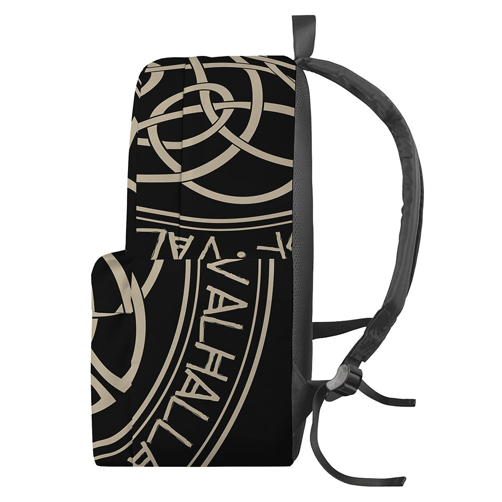 Scandinavian Viking Symbol Print Backpack