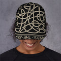Scandinavian Viking Symbol Print Baseball Cap