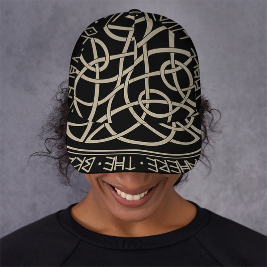 Scandinavian Viking Symbol Print Baseball Cap