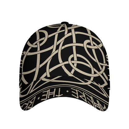 Scandinavian Viking Symbol Print Baseball Cap