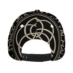Scandinavian Viking Symbol Print Baseball Cap