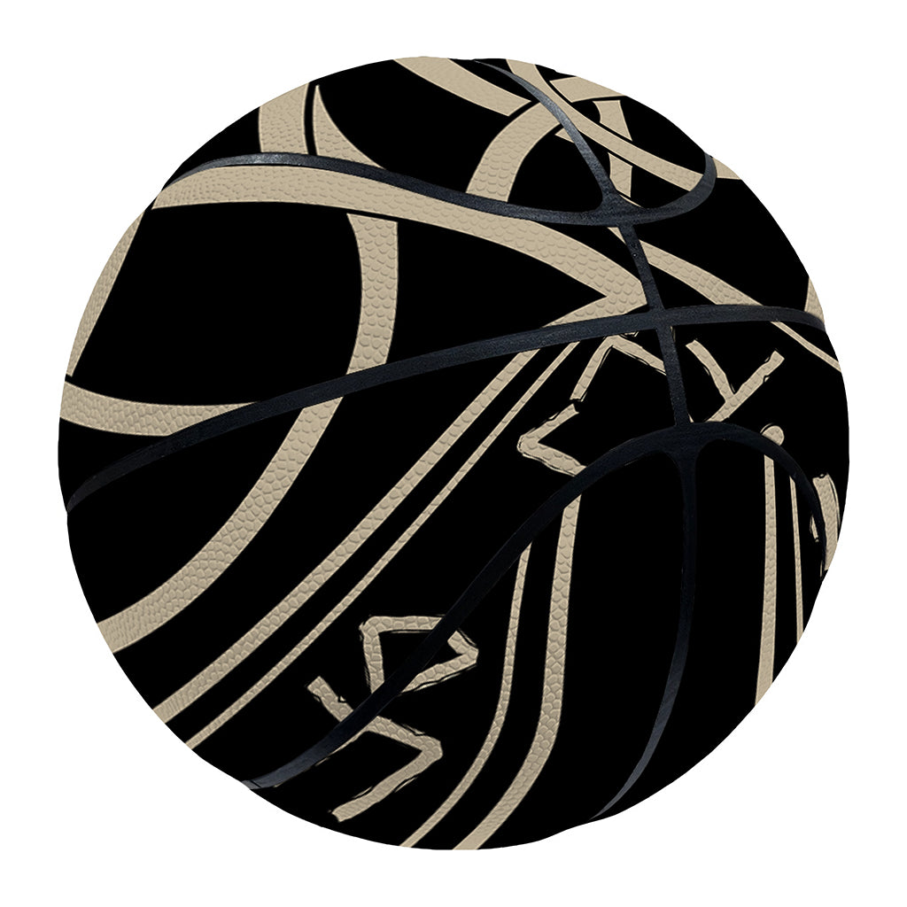 Scandinavian Viking Symbol Print Basketball