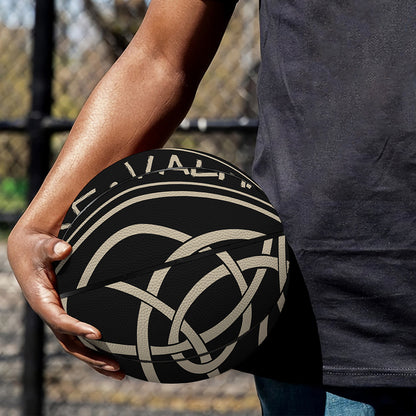 Scandinavian Viking Symbol Print Basketball