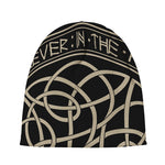 Scandinavian Viking Symbol Print Beanie