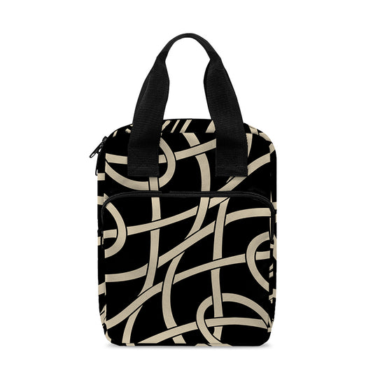 Scandinavian Viking Symbol Print Bible Tote Bag