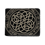 Scandinavian Viking Symbol Print Bifold Wallet