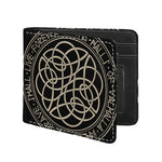 Scandinavian Viking Symbol Print Bifold Wallet