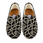 Scandinavian Viking Symbol Print Casual Shoes