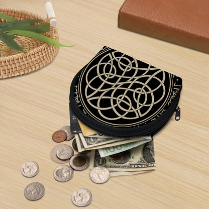 Scandinavian Viking Symbol Print Coin Purse
