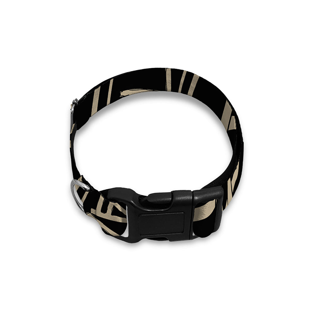 Scandinavian Viking Symbol Print Dog Collar