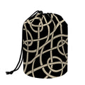 Scandinavian Viking Symbol Print Drawstring Makeup Bag
