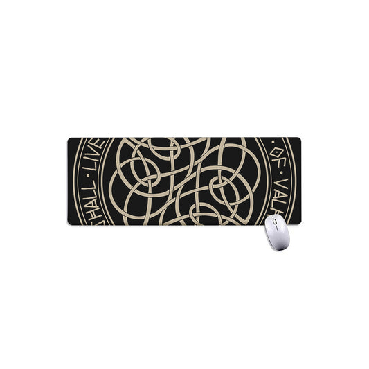 Scandinavian Viking Symbol Print Extended Mouse Pad