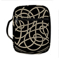 Scandinavian Viking Symbol Print Front Pocket Bible Bag