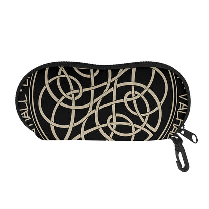 Scandinavian Viking Symbol Print Glasses Case