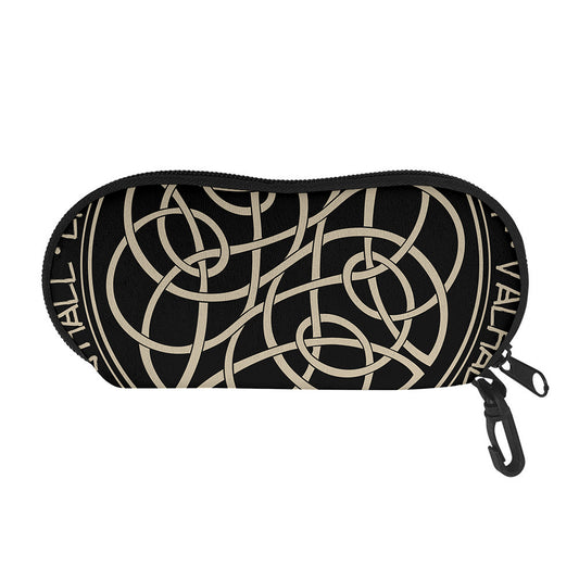 Scandinavian Viking Symbol Print Glasses Case