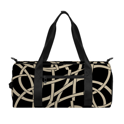 Scandinavian Viking Symbol Print Gym Bag