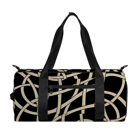 Scandinavian Viking Symbol Print Gym Bag