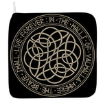 Scandinavian Viking Symbol Print Hand Towel