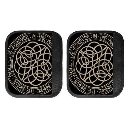 Scandinavian Viking Symbol Print Handle Covers