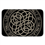 Scandinavian Viking Symbol Print Indoor Door Mat