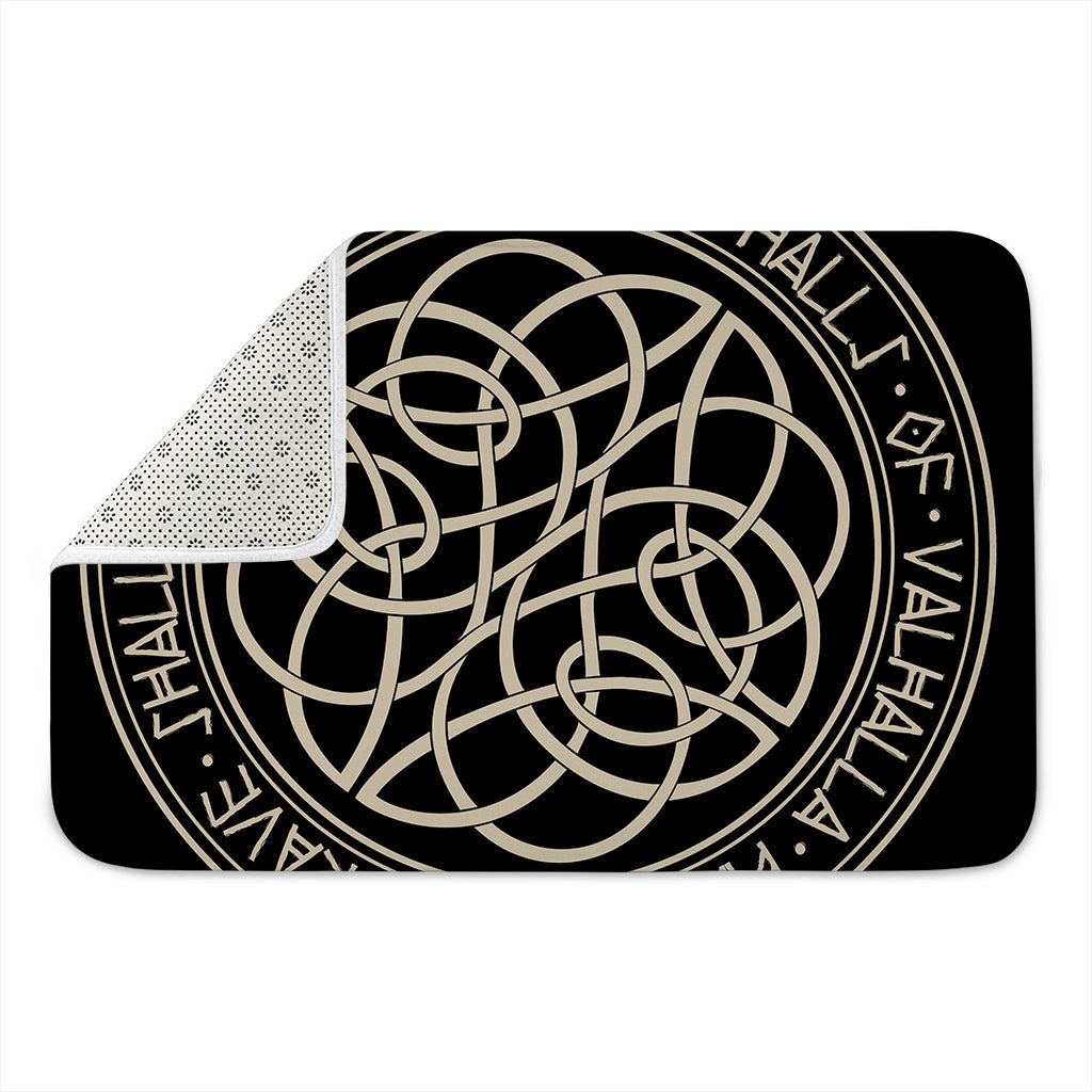 Scandinavian Viking Symbol Print Indoor Door Mat