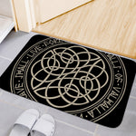 Scandinavian Viking Symbol Print Indoor Door Mat