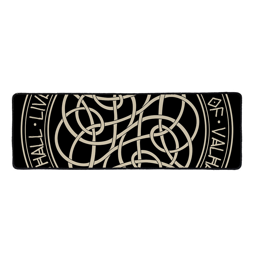 Scandinavian Viking Symbol Print Long Kitchen Mat