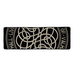Scandinavian Viking Symbol Print Long Kitchen Mat