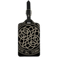 Scandinavian Viking Symbol Print Luggage Tag