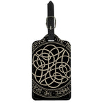 Scandinavian Viking Symbol Print Luggage Tag