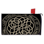 Scandinavian Viking Symbol Print Mailbox Cover
