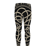 Scandinavian Viking Symbol Print Men's leggings