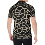 Scandinavian Viking Symbol Print Men's Shirt