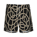 Scandinavian Viking Symbol Print Men's Athletic Shorts